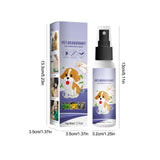 60ml Dog &amp; Cat Deodorant With Natural Plant Formula Pet Liquid Perfume Spray To Make Your Puppy Smell Great Long-Lasting Clean