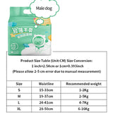 Dog Diapers Dog Physiological Pants Super Absorption Disposable Puppy Diaper Pet Training Diaper Panties Panpers De Perros