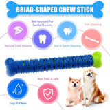 Puppy Brush Dog Toothbrush Chew Toy Molar Stick Cleaning Massager Pet Teeth Cleaning Toys Dog Toys for Small Large Dogs Supplies
