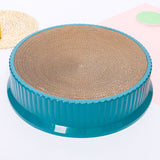 Cat Scratcher Cardboard Cat Couch Bed Scratcher New Scratch Board Socket Round Wear Corrugated Integral Chip Resistant Pet Toy