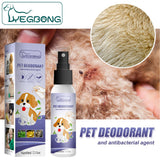 60ml Dog &amp; Cat Deodorant With Natural Plant Formula Pet Liquid Perfume Spray To Make Your Puppy Smell Great Long-Lasting Clean
