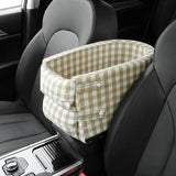 Portable Pet Dog Car Seat Central Control Nonslip Dog Carriers Safe Car Armrest Box Booster Kennel Bed For Small Dog Cat Travel