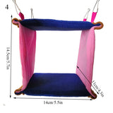 2022 Spring New Parrot Hammock Fashion Pet Bird Parrot Cages Warm Hammock Hut Tent Bed Hanging Cave For Sleeping And Hatching