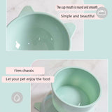 High Foot Dog Bowl Bowl 45°neck Protector Pet Pet Bowl Feeder Bowl Water Anti-overturning Food Feeding Pet Cup Y3a8