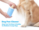 Dog Paw Cleaner Romove Dirt Mud Portable 2 in 1 Silicone Brush Pet Feet Washer For Medium And Large Dogs Cleaning Cup Outdoor