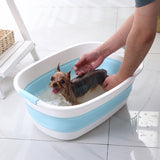 Dog Bathtub Puppy Bathing Basin Dog Pool Foldable Dog Pool Cat Bathing Tub Portable Bathtub Home Clothing Cleaning Pet Products