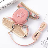 Adjustable Chest Strap For Dogs Cat Snack Bag Collar Portable Pet Outdoor Walking Harness With Leashes Pet Accessories