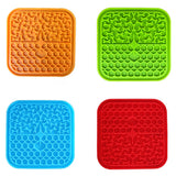 Pet Lick Silicone Mat for Dogs Pet Slow Food Plate Dog Bathing Distraction Silicone Dog Sucker Food Training Dog Feeder Supplies