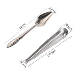 Bird Feeding Tool Pet Bird Parrot Bird Cage Stainless Steel Feeder Stainless Steel Bird Food Spoon Feeding Bird Supplies