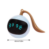 Auto Interactive Dog Ball Toys Electric USB Rechargeable Self Rotating Indoor Teaser Selfplay Exercise Toys for Dog Puppy Pet