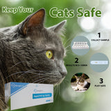 MongGo Q Rapid Feline Herpes FHV Ag Detection of Mouth and Nose Secretions Testing Kit for Cats(Pack of 10)
