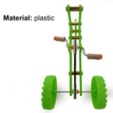 1PC Funny Parrot Toy Bird Interactive Toy Creative Colorful Funny Parrot Bike Toy Bird Training Supplies Parrot Training Props