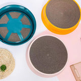 Cat Scratcher Cardboard Cat Couch Bed Scratcher New Scratch Board Socket Round Wear Corrugated Integral Chip Resistant Pet Toy
