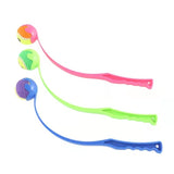 Pet Training Tool Ball Tossing Club Fluorescent Thrower Outdoor With Tennis Training For Medium Cats Dogs Pet Interactive Toys