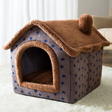 Dog Kennel Four Seasons Small Dog Winter Warm Cat Nest Dog House Dog Plush Bed Pet Supplies Dog Tent Dog House Pet Cushion