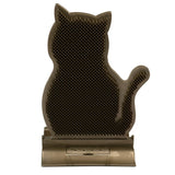 Cat Self Massage Brush Grooming Toy with Catnip Wall Corner Cat Self Groomer Shed Hair Removal Comb Cat Itching Brush Massage