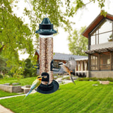 Outdoor Bird Feeder Creative Hanging Anti-squirrel Automatic Bird Feeder Pet Feeder For Patios Garden