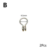 2Pcs Pet Birds Training Leash Rings Clip Parrot Flying Accessory Pigeon Leg Ring Bird Supplies Opening Foot Ring Accessories