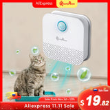 DownyPaws 4000mAh Smart Cat Odor Purifier For Cats Litter Box Deodorizer Dog Toilet Rechargeable Air Cleaner Pets Deodorization