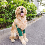 Dog Elbow Brace Protector Anti-Lick Wound Soft Breathable Pain Relief Shoulder Support Elbow Sleeves Pads for Canine Elbow