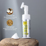 Cleaning Paws Allergy Dogs Waterless Paw Shampoo Foam with Soft Silicone Brush Head Paw Foam Cleaner Pet Cat Foot Cleaning Tool