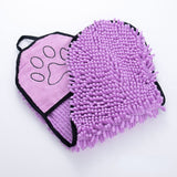 Pet Absorbent Towel Dog Bath Towel Cat Quick-drying Absorb Water Glove Puppy Kitten Soft Towel Pet Cleaning Supplies