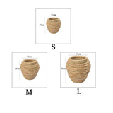 Outdoor Straw Woven Birdhouse Parrot Bird Cage Pet Nest Straw Woven Pet Nest Bird Supplies Bird Cages