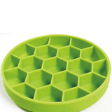 Silicone Slow Feeder Dog Bowls Silicone Slow Feeder Dog Bowl With Hexagonal Honeycomb Dog Food Bowls Dog Plates For