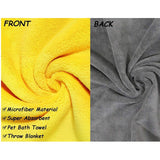 Quick-drying Pet Dog and Cat Towels Soft Fiber Towels Water-absorbent Bath Towel Convenient Pet Shop Cleaning Towel Pet Supplies