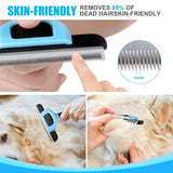 2 Colors Dog Comb Brush Pet Hair Remover Combs For Dogs Supplies Grooming and Care Deshedding Tool Dog Accessories