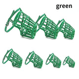 Breathable dog mouth cover soft plastic mask pet dog muzzle golden retriever anti-bite basket muzzles pets accessoriesr supplies