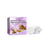 Pet Bath Cleansing Effervescent Tablets Dog Shampoo Clean and Smooth Hair Fragrance to Remove Odor Supplies Products Home Garden