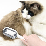 Pet Grooming Brush Cleaning Pet Comb Dog Accessories Pet Brush Remove Loose Pet Hair 2 In 1 Gentle Massage Design Durable Relax