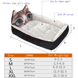 Winter Warm Nest Dog Bed Sleeping Bag Dog Cat Puppy Rectangular Sofa Bed Pet House Soft Bed Portable Pet Cat Basket Dog supplies
