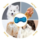 TPR Dog Chew Toy Molar Stick Squeaky Bone Sounding Bite-Resistant Pet Teeth Cleaning Toothbrush Puppy Chewing Training Toys