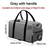 Portable Cat Dog Bed For Car Travel Central Control Car Safety Pet Seat Transport Dog Carrier Protector For Small Dog Chihuahua
