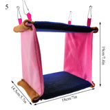 2022 Spring New Parrot Hammock Fashion Pet Bird Parrot Cages Warm Hammock Hut Tent Bed Hanging Cave For Sleeping And Hatching