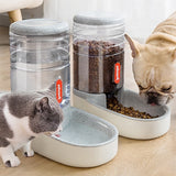 3.8 L Pet Automatic Feeding Bowls Dog Food Feeder Cat Water Feeder Large Capacity Food Water Dispenser Large Capacity Pet Bowls