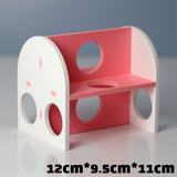 pet Hamster Toys Wooden Rainbow Bridge Seesaw Swing Toys Small Animal Activity Climb Toy DIY Hamster Cage Accessories
