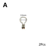 2Pcs Pet Birds Training Leash Rings Clip Parrot Flying Accessory Pigeon Leg Ring Bird Supplies Opening Foot Ring Accessories