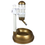 Pet Cat Dog Water Drinker Dispenser Bottle Plastic Automatic Fountain Drinker Multicolor Food Stand Hamster Feeder Dish Bowl