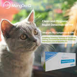 MongGo Q Rapid Feline Herpes FHV Ag Detection of Mouth and Nose Secretions Testing Kit for Cats(Pack of 10)