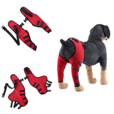Pet Knee Pads Support Brace for Leg Hock Joint Wrap Breathable Injury Cover Legs Dog Protector Support Protect Bandage Supplies