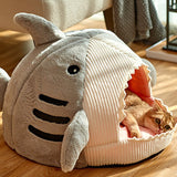CAWAYI KENNEL Enclosed Warm Cat Bed for Portable Pet Beds Sweet Kittens Basket Cushion Cat Pillow Mat Tent Puppy Nest Cats House