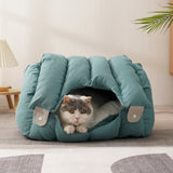 Arch Cat Nest Winter Warm General Non-stick Cat Bed Baby Cat Sofa Sleeping Semi-enclosed Winter Cat House Dog Sleep