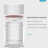 70ml/500ml Smart Automatic Fish Feeder Timer Food Dispenser Aquarium Digital Fish Tank Electric Feeder Portable Fish Feeder Tool