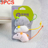 Pet Feeder Cat Toy Mouse Food Rolling Leakage Dispenser Bowl Playing Training Funny Toys For Cat Kitten Cats Toy Pet Supplies