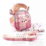 Adjustable Chest Strap For Dogs Cat Snack Bag Collar Portable Pet Outdoor Walking Harness With Leashes Pet Accessories