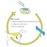 Dog Cooling Vest Puppy Shirt Summer Cooling Harness For Dogs Adjustable Pet Mesh Reflective Vest Harnesses Quick Release