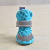 Non Slip Dog Shoes Summer Breathable Mesh Dogs Boots Outdoor Reflective Pet Shoes for Small Medium Dogs Puppys Zapatos Perros